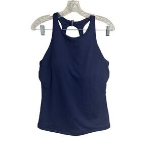 Athleta Navy Blue Underwire Tankini Swim Tankini 38 B/C